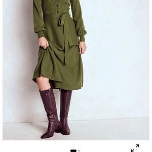 Boden Green Midi Dress